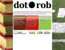Tablet Screenshot of dotrob.com